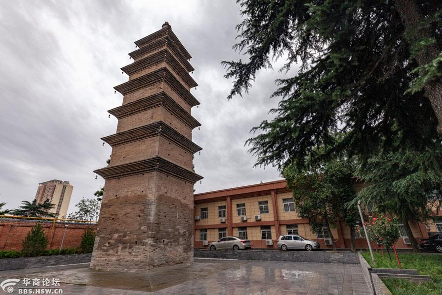 走眉县县城拍唐代佛塔-游山玩水-华商论坛