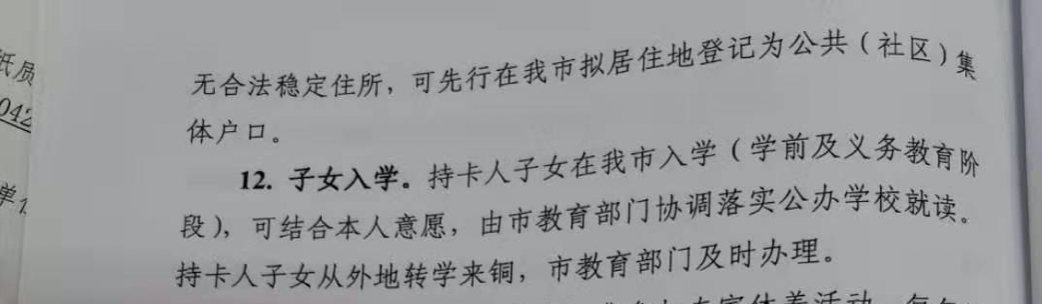 铜陵市人民政府官网公布的《关于印发铜陵市发展民营经济突出贡献人才VIP服务卡制度暂行办法的通知》相关细则。 图片来源于政府网站