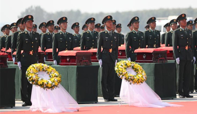 华商头条|沈阳迎接117名在韩志愿军烈士遗骸回家