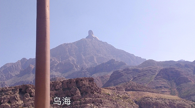 华商头条|壮观！内蒙乌海市甘德尔山上的成吉思汗雕像