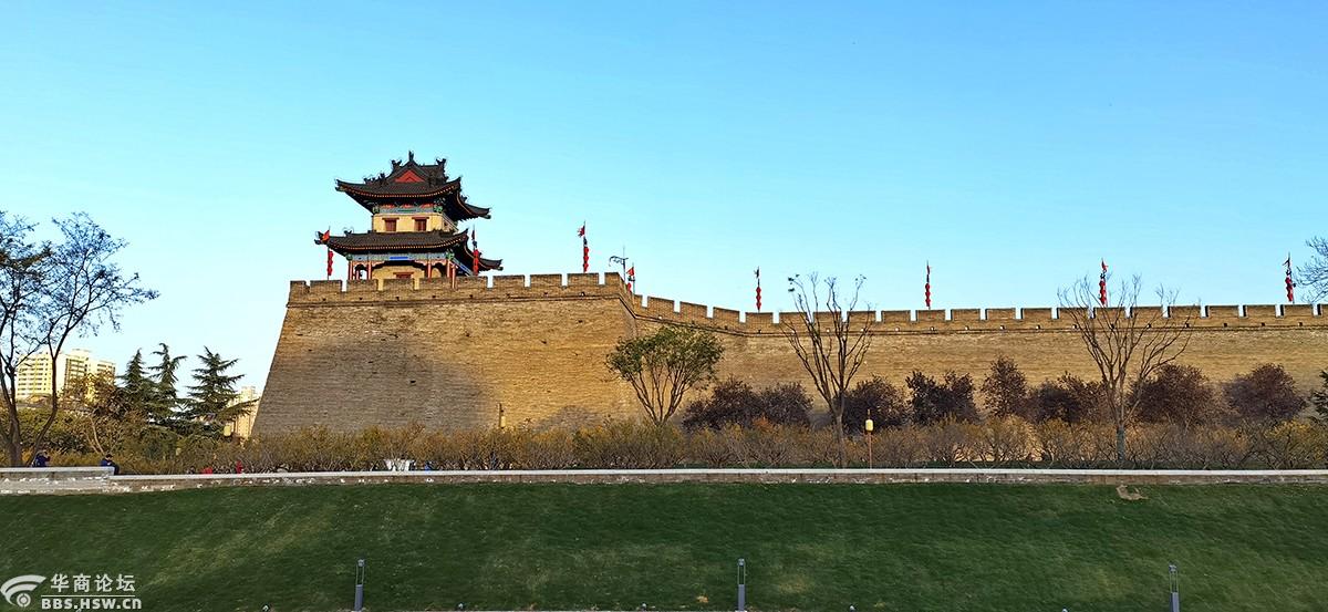 随拍城墙西北角(手机版)-咸阳论坛-华商论坛