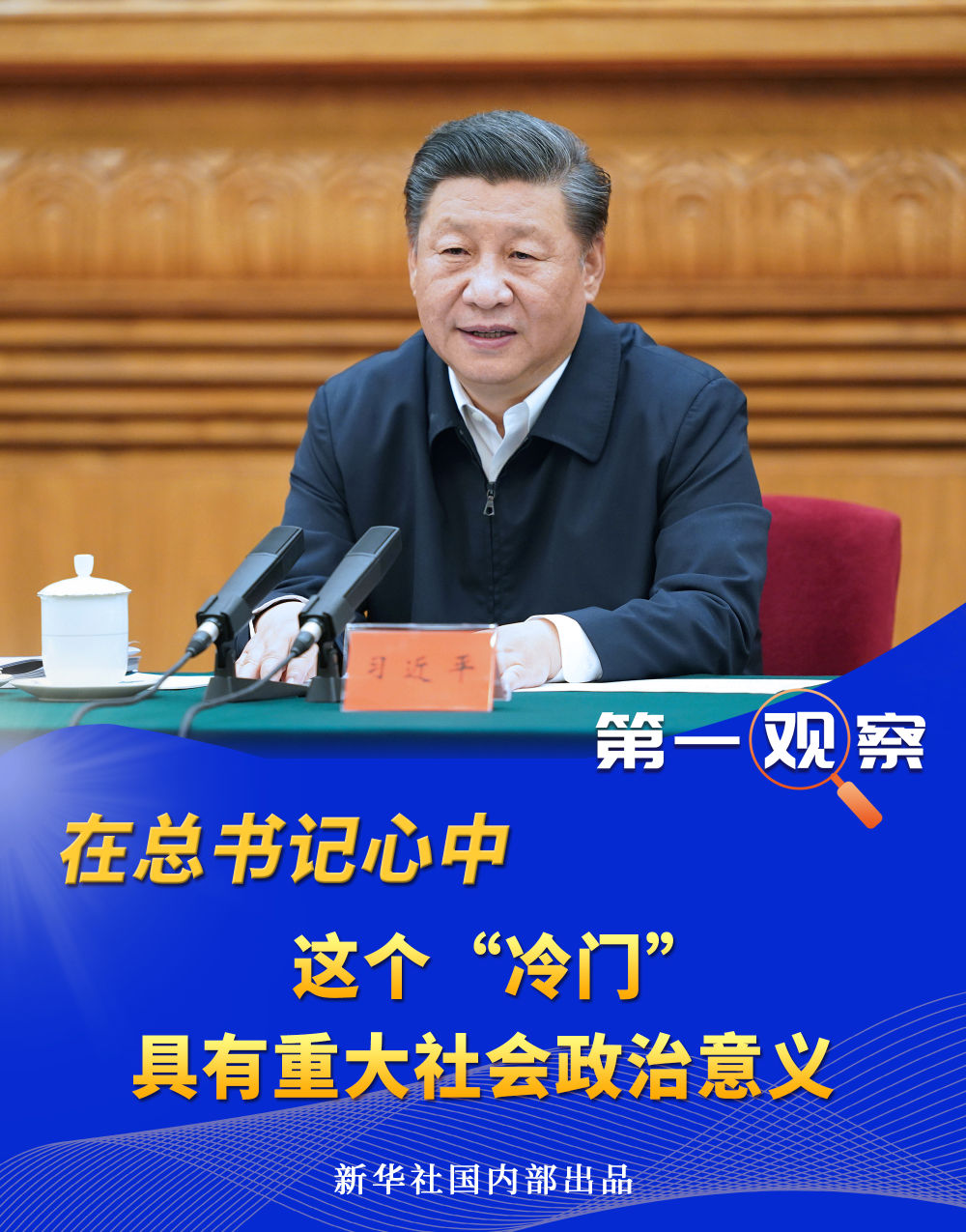 第一观察 | 在总书记心中，这个“冷门”具有重大社会政治意义 
