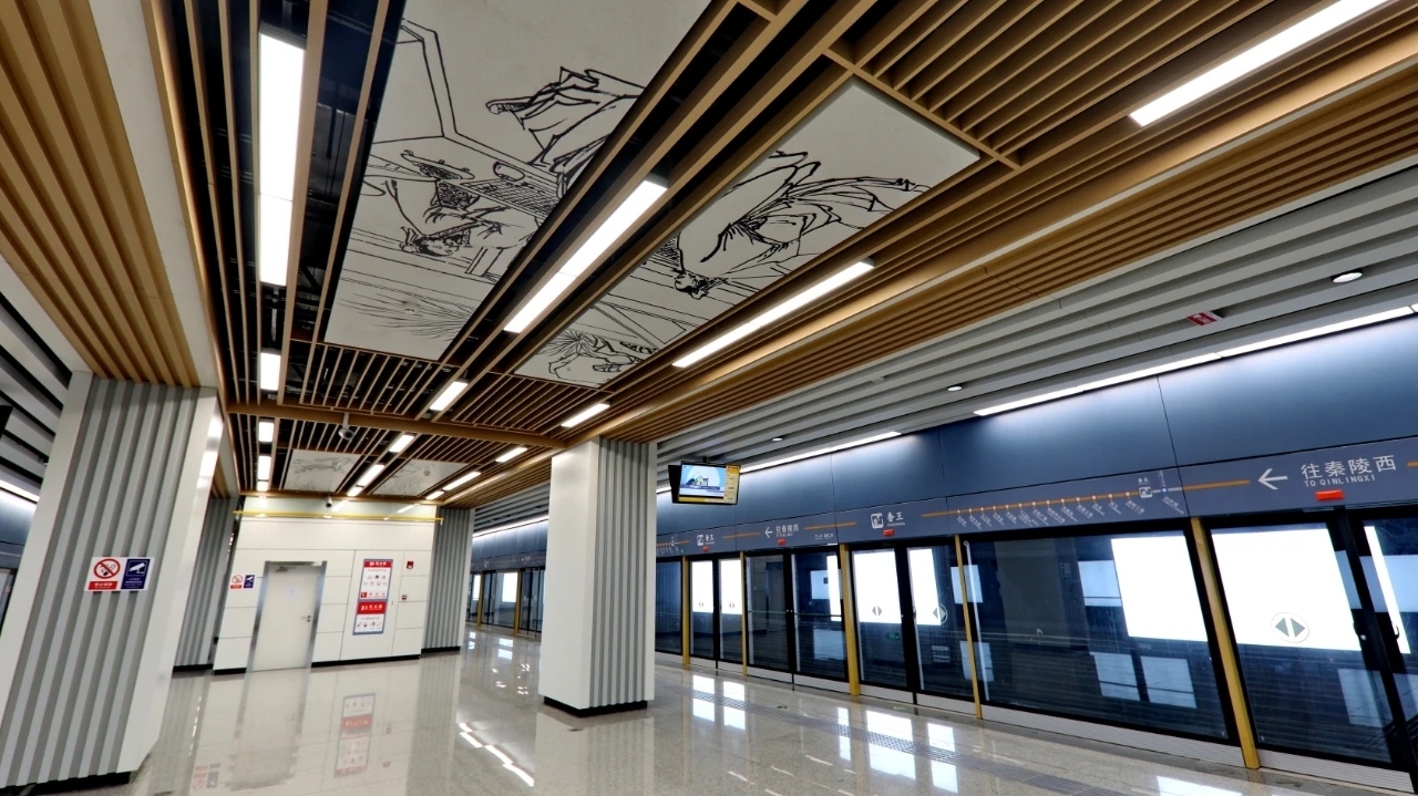 西安地铁五,六,九号线部分站内装修曝光!