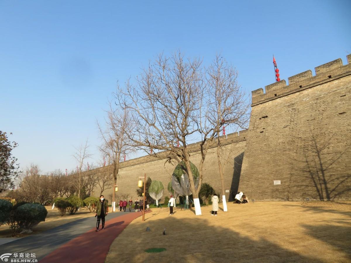 发现西安之美历史之美元旦下午游玩环城公园安定门玉祥门