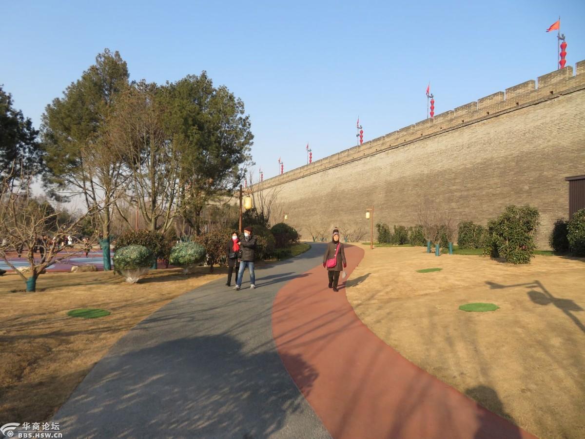 元旦下午游玩环城公园(安定门-玉祥门)-西安论坛-华商论坛