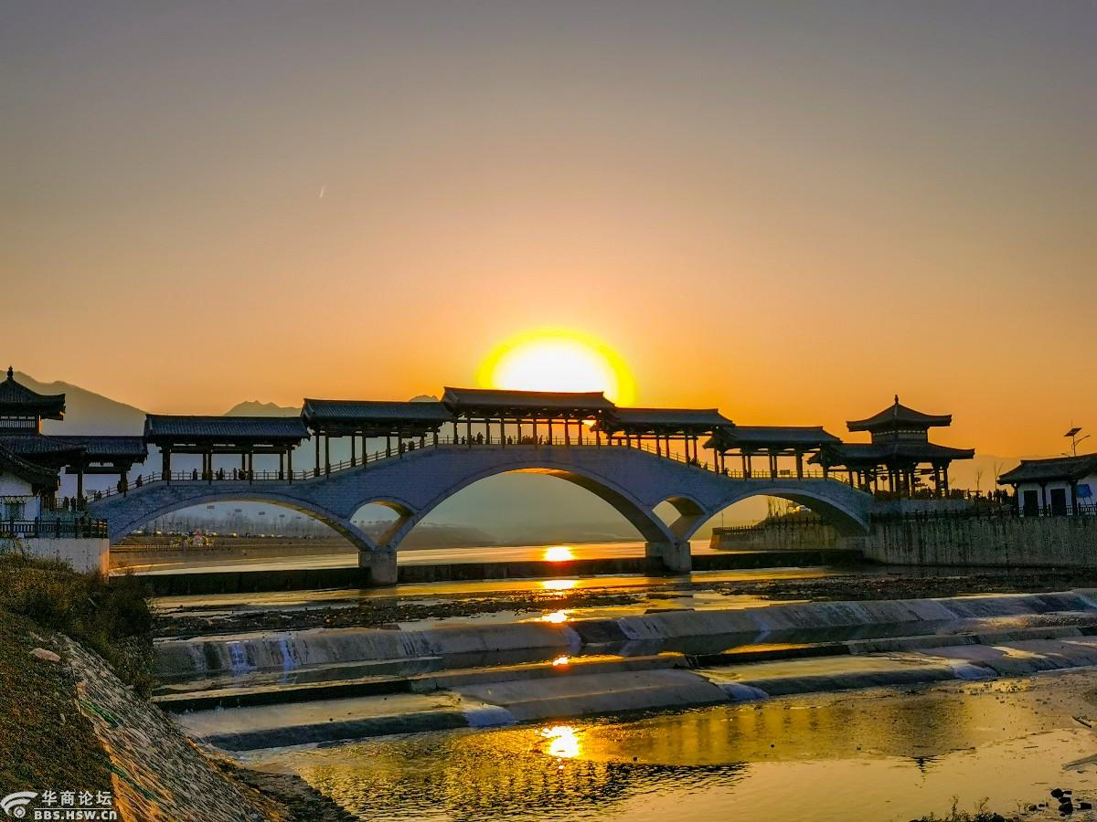 发现西安之美|自然之美:打卡鄠邑天桥湖网红桥