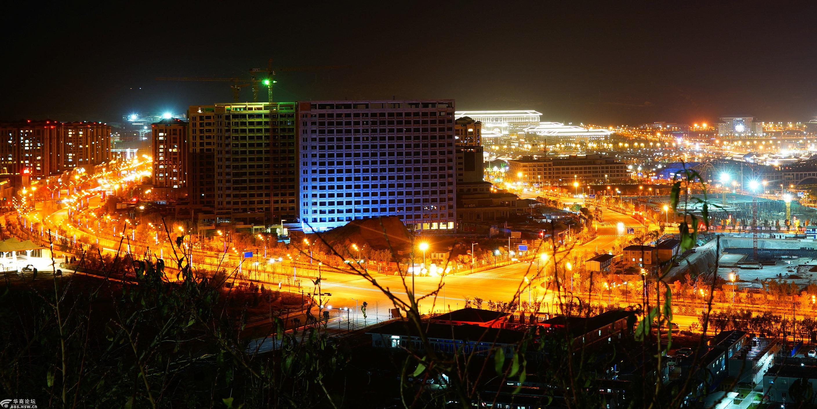 延安夜景
