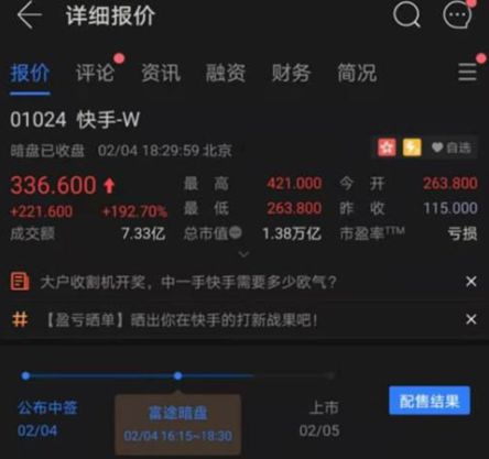 华商头条|“老铁”们的快手今日上市!