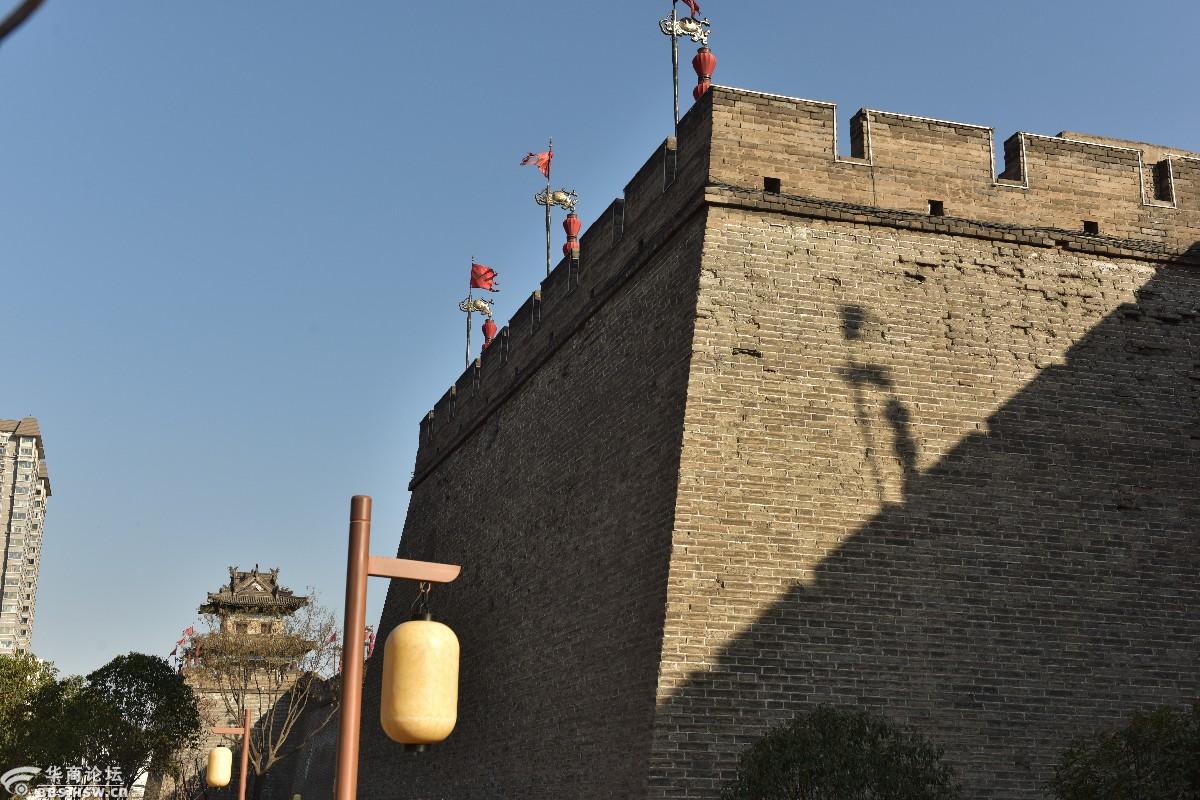 西安城墙东北角很迷人