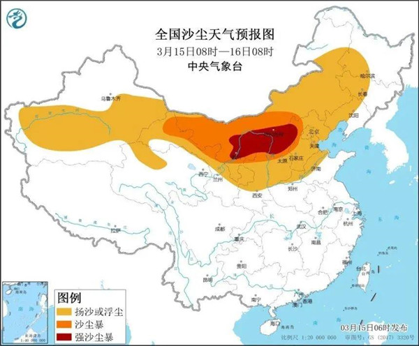 沙尘暴橙色预警图片图片