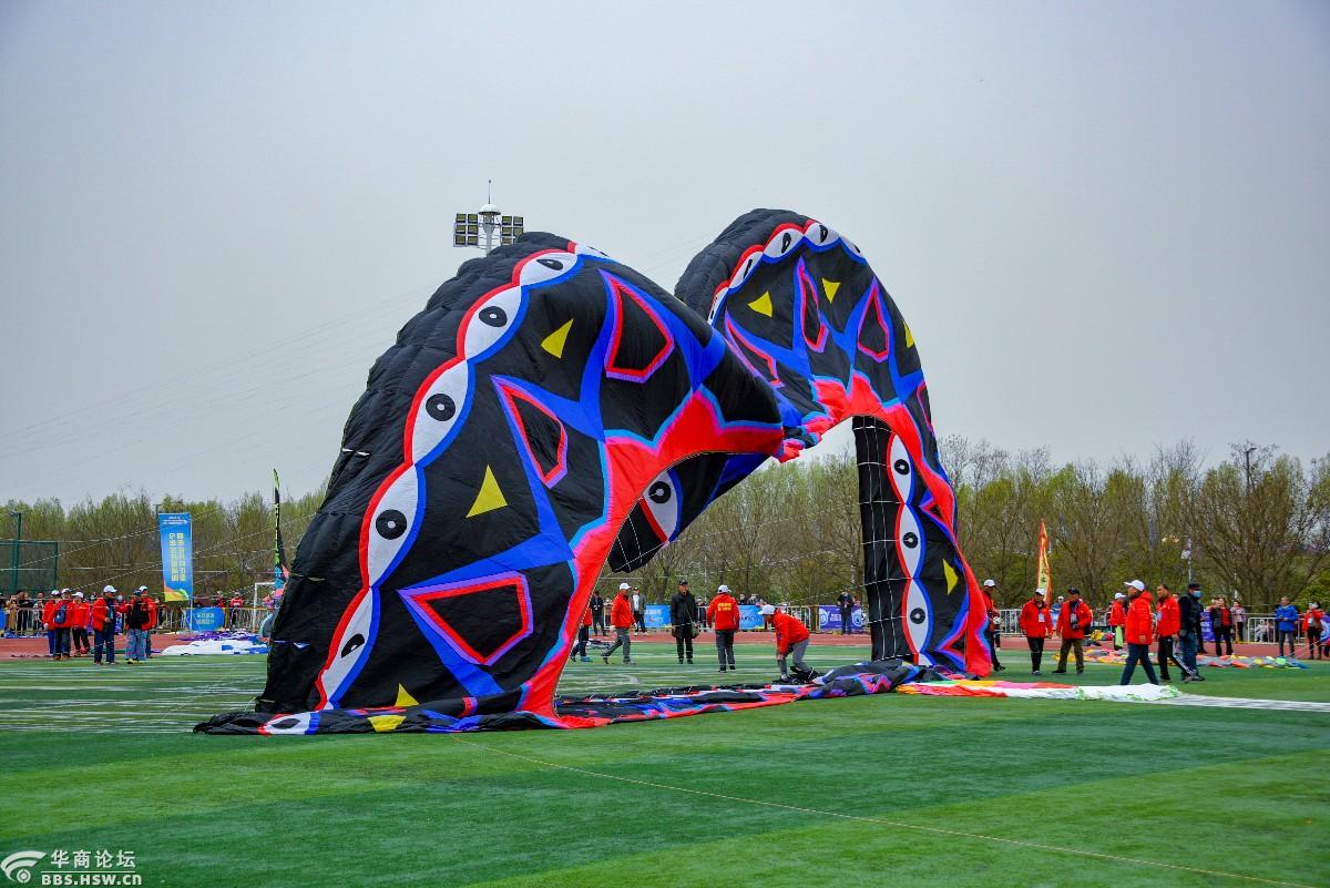 风筝中的巨无霸滚地龙风筝