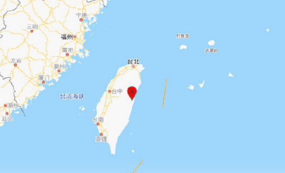 台湾花莲县连发2次地震 最高6.1级