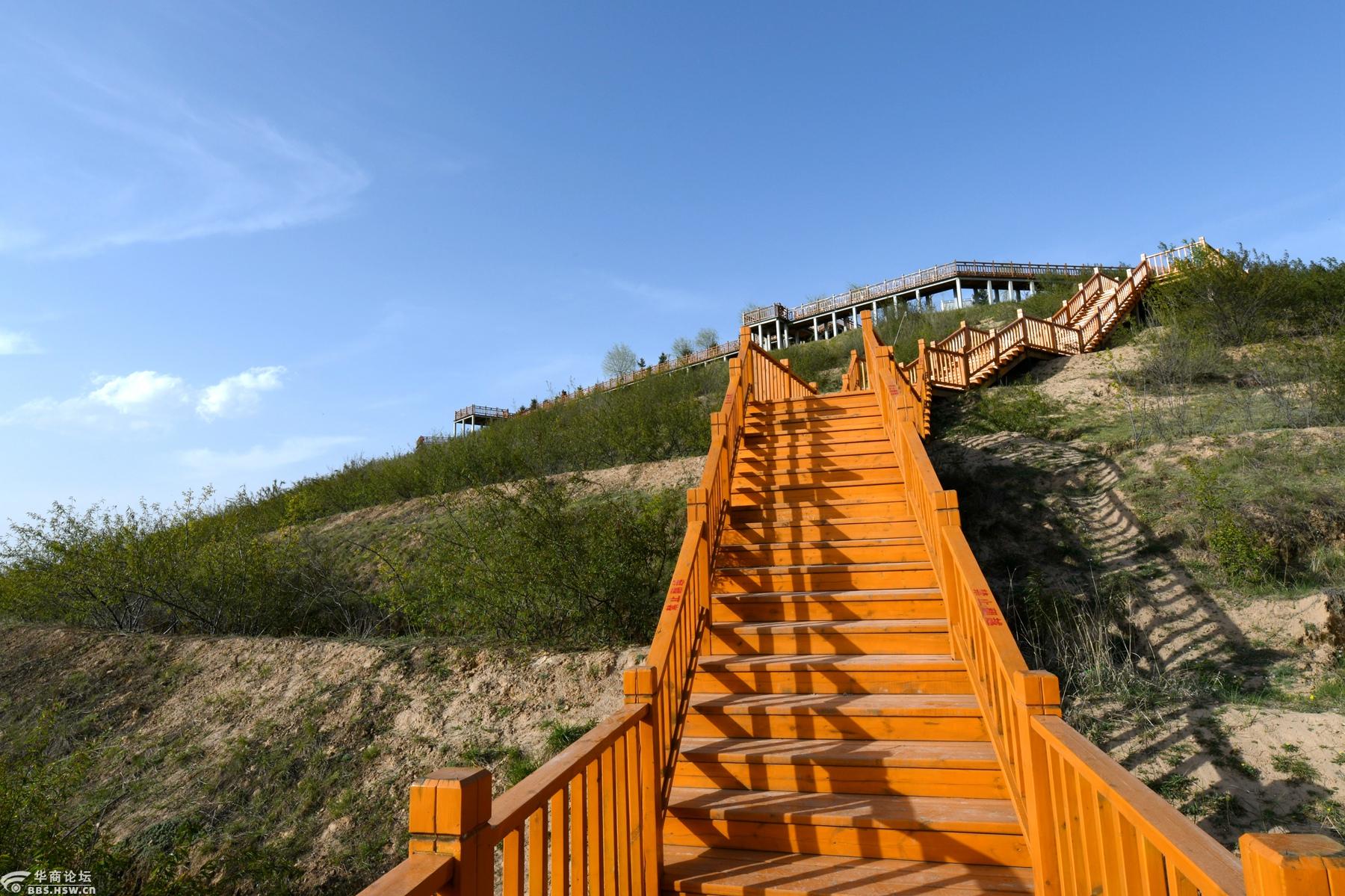 彭阳县金鸡坪百万亩梯田就像一曲五线大谱萦绕于天地之间