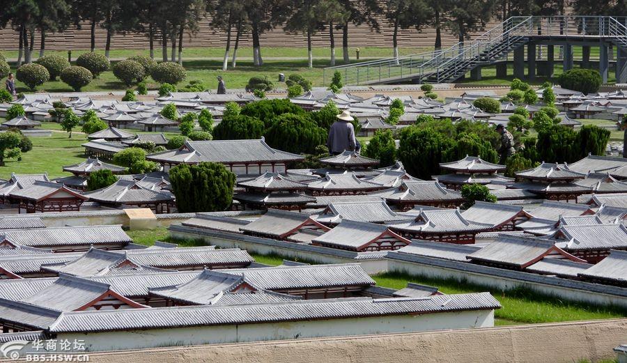 西安大明宫建筑微缩景观欣赏