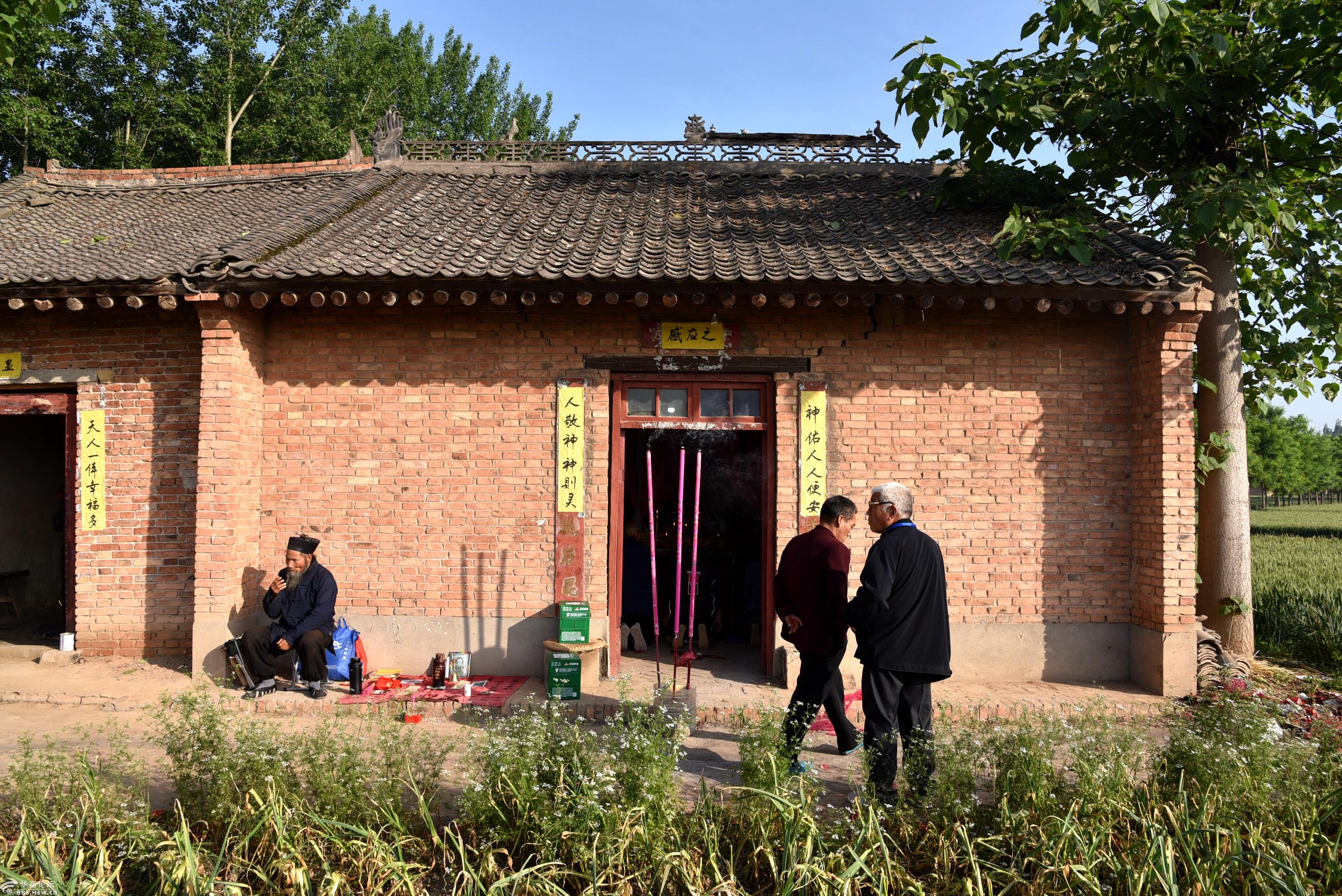 兴平桑镇寨子村过会唱戏祈百顺