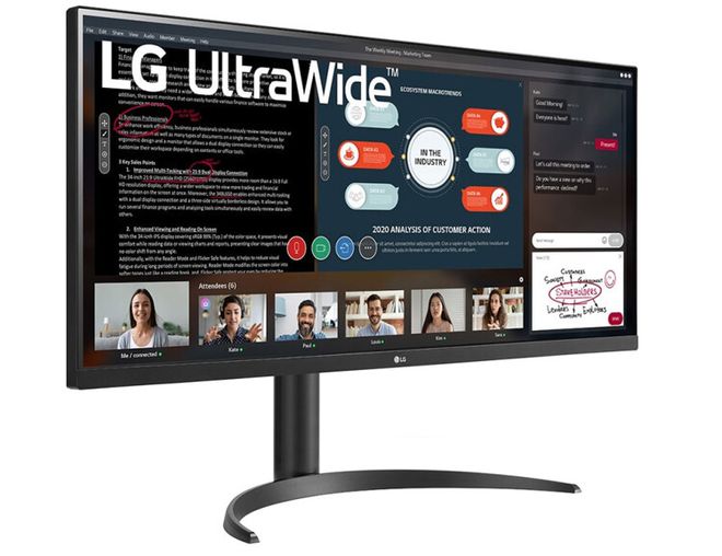 华商头条|LG推出34WP550-B带鱼屏显示器：75Hz FHD+分辨率