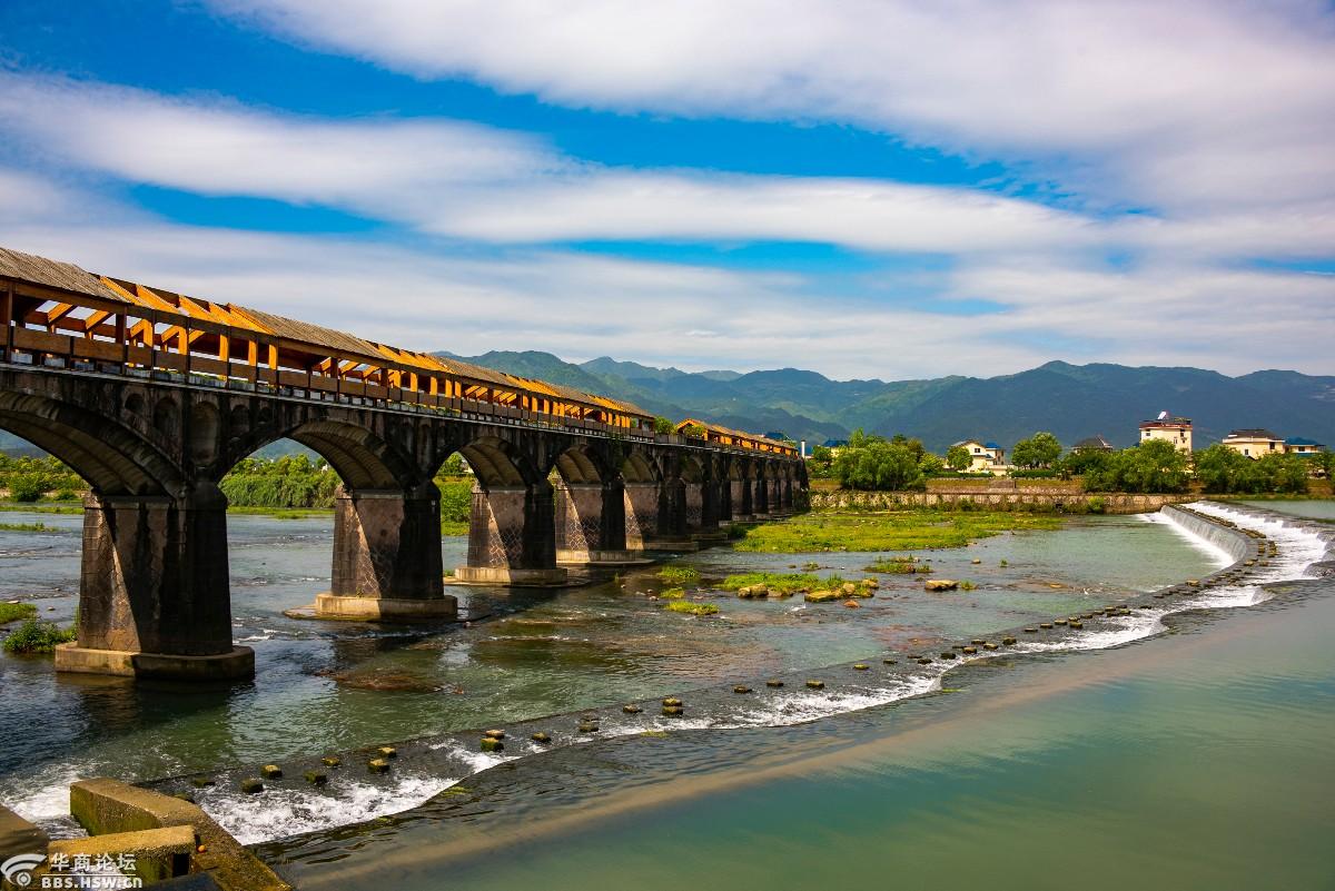 浙南行摄14丽水松阳的网红桥石门圩廊桥