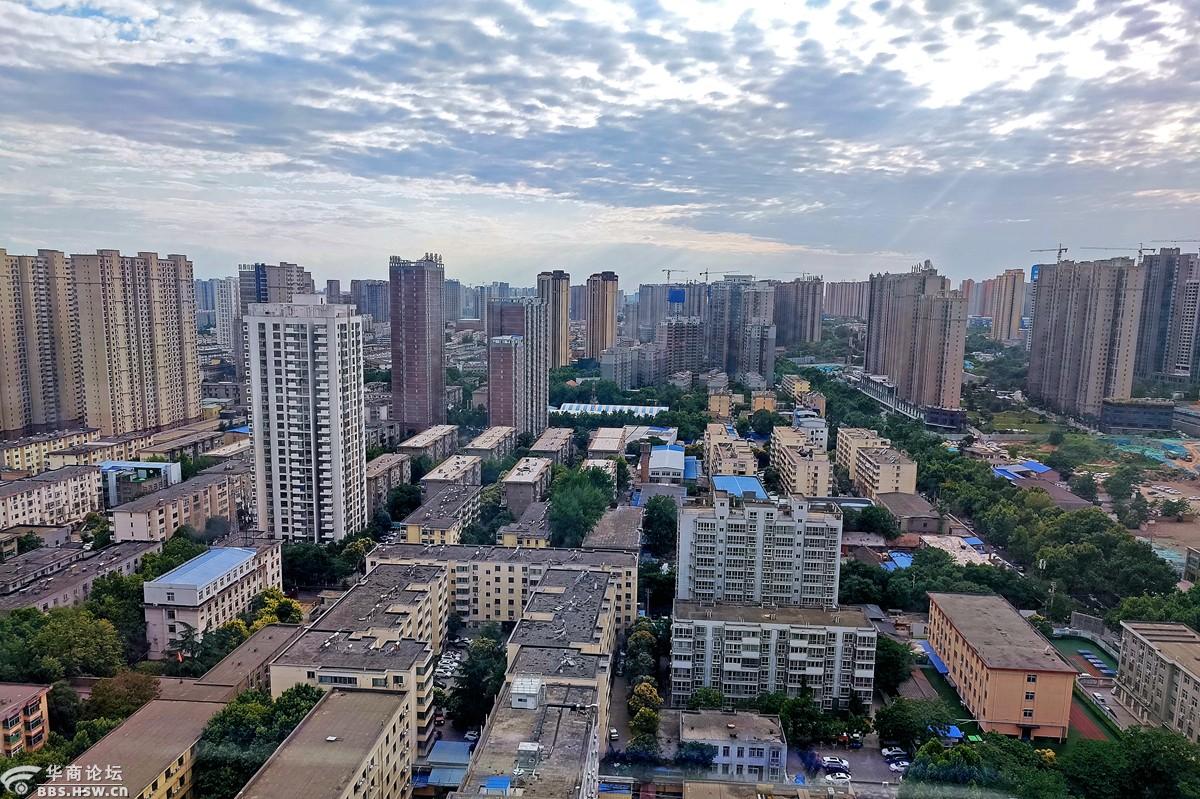 手机随拍城市记忆俯瞰咸阳一角