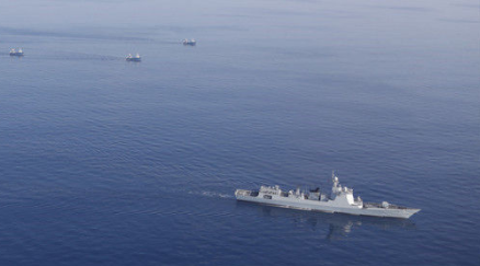 中国海军第37批护航编队凯旋