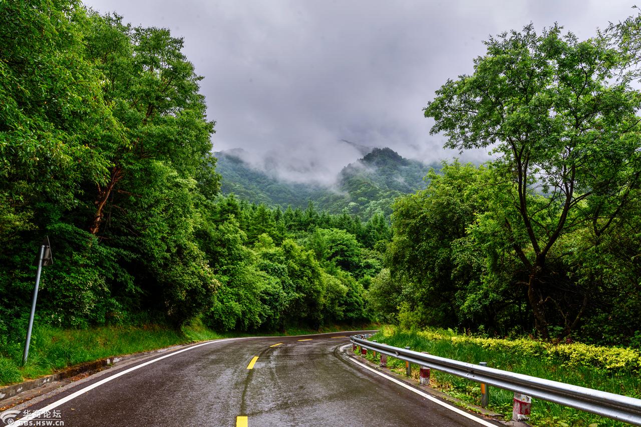 秦岭g210国道与s102省道沿途风光