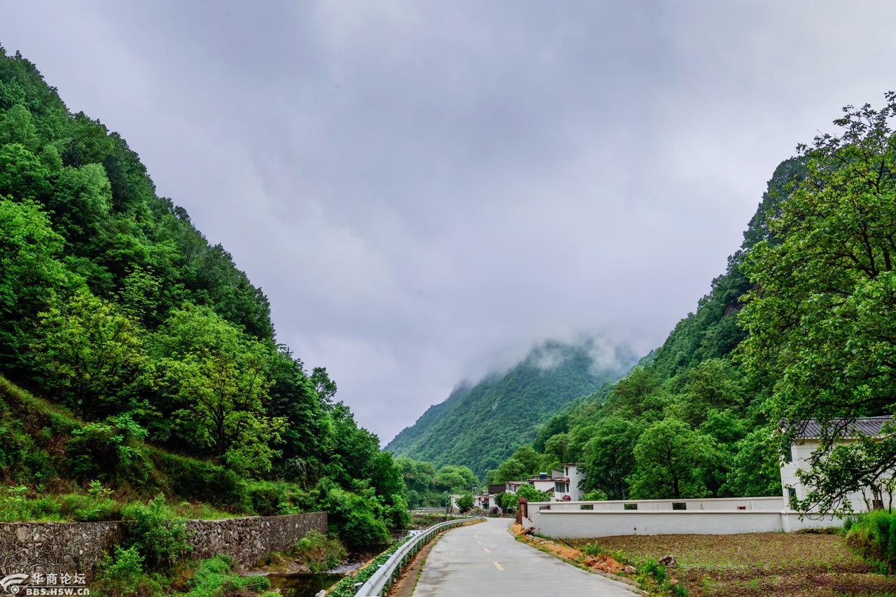 秦岭g210国道与s102省道沿途风光