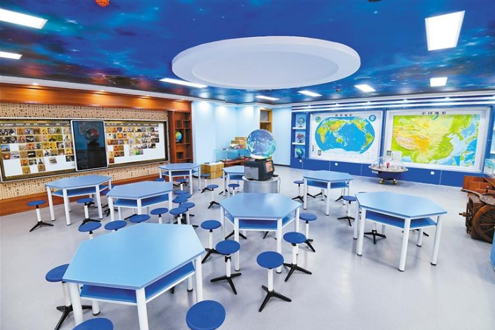 莲湖区九年一贯制学校9月投用: "智慧"校园处处以生为本