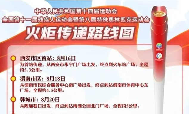收藏！火炬传递路线来了 什么时候到你家？