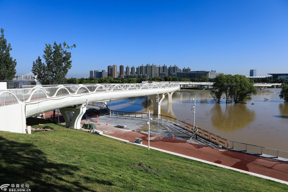 西安奥体中心周边的风光