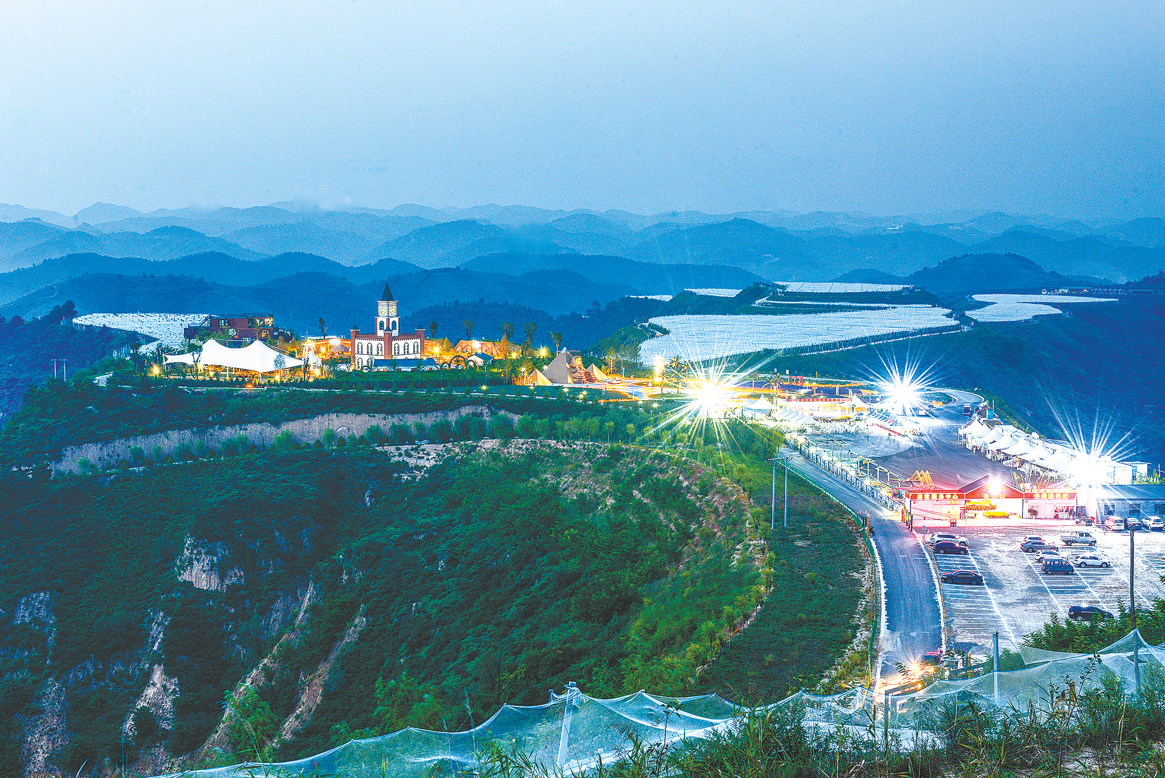 璀璨夺目的南沟生态园