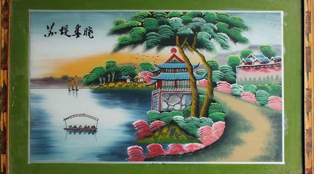 华商头条|古玩市场看到父亲生前手绘的玻璃彩色画！