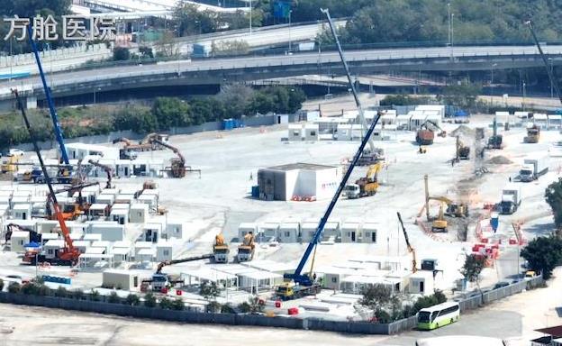视频丨如火如荼！航拍香港八个“方舱医院”建设进度