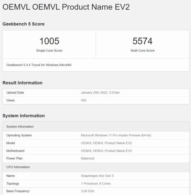与M1版Macbook对标 微软新款Surface Pro X曝光 