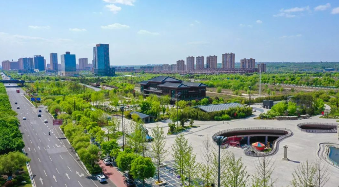 秦汉新城游园赏花莫负时光