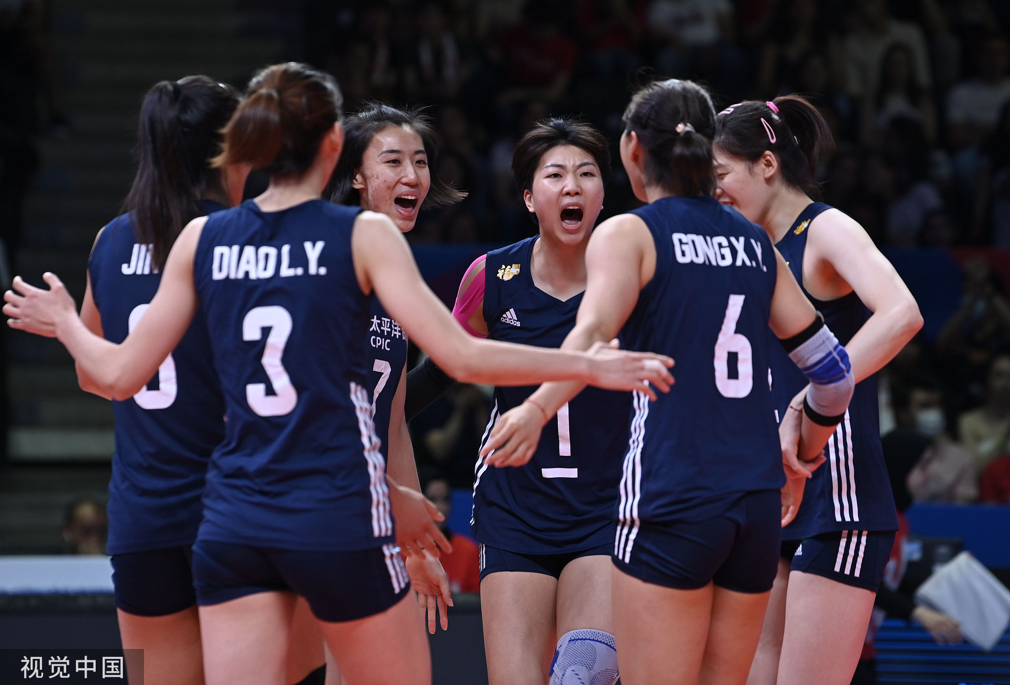 中国女排3比1力克意大利 夺世界女排联赛三连胜