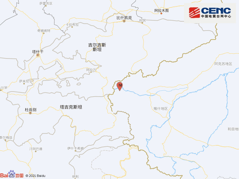 新疆克孜勒苏州乌恰县发生3.0级地震 震源深度10千米