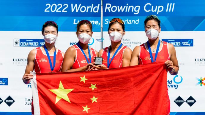 女子四人双桨实力依旧 中国赛艇队获两项年度世界冠军