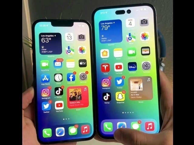 iPhone 14真机开箱 土豪金配色又回来了 