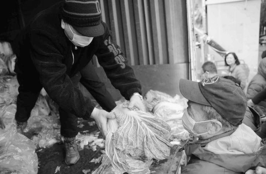 爱心助农 直播带菜丨西安大明宫实业集团购买蔬菜送居民 第一批39000斤