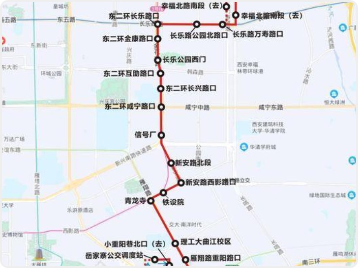 西安276路公交线路1月13日起调整