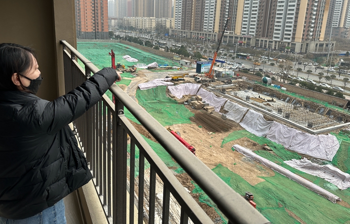 楼南侧要建高层？西安中誉华庭居民担心影响采光