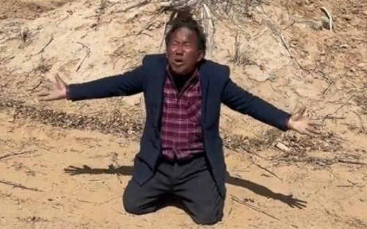 对话跪地求水林场主：种树不是为钱 我曾坐奔驰宝马现在是三轮