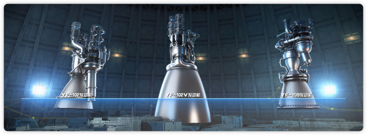 中国航天发布三款商业液体火箭发动机