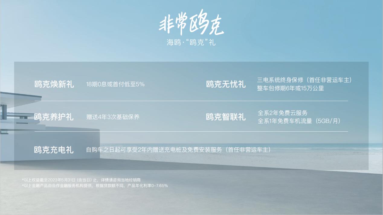 “新一代主流代步车”比亚迪海鸥上市，售价7.38万元-8.98万元