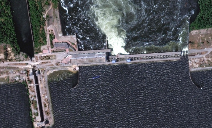 卡霍夫卡大坝遭袭或致扎波罗热核电站冷却装置受损