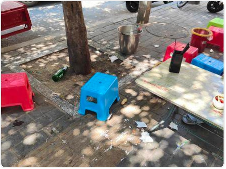 路面破损、共享单车乱堆 五道什字西街这些问题待整改