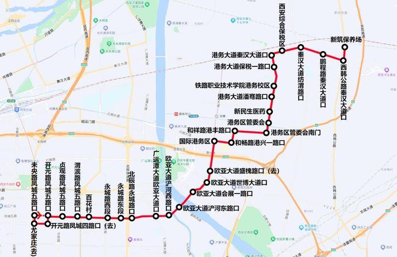 8月12日起西安市6条公交线路有调整