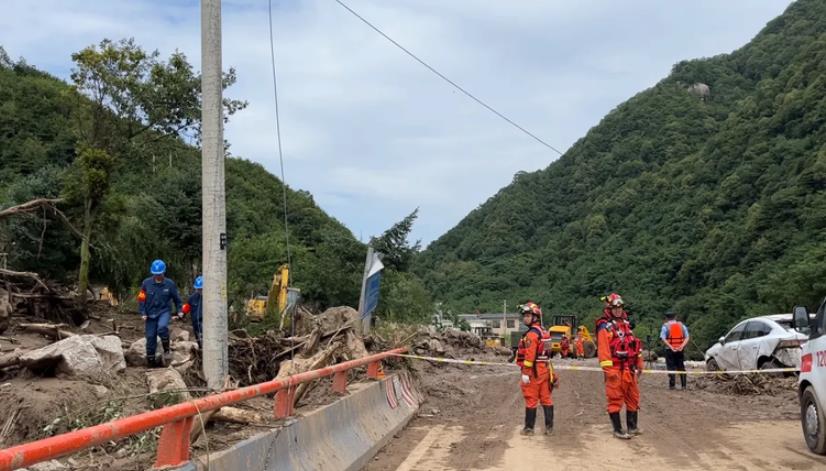 西安山洪泥石流受灾区域内居民已全部恢复供电