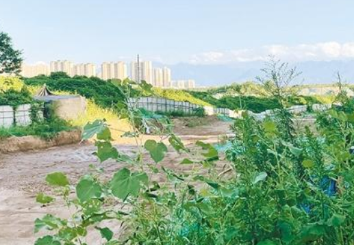 西安万科城润园小区东侧道路迟迟未修通 居民出行受影响