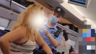 女子高铁占座不听劝还掌掴乘警 广铁集团：移送警方